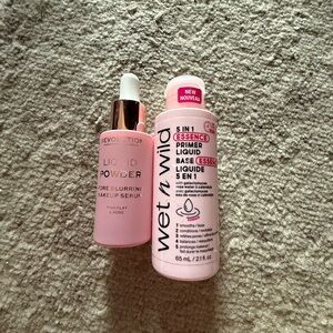 wet n wild Pink 5-in-1 Essence Primer with Pink Liquid Powder Serum